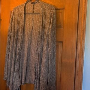 American Eagle Women's Tan Open-Front Sweater- Size M